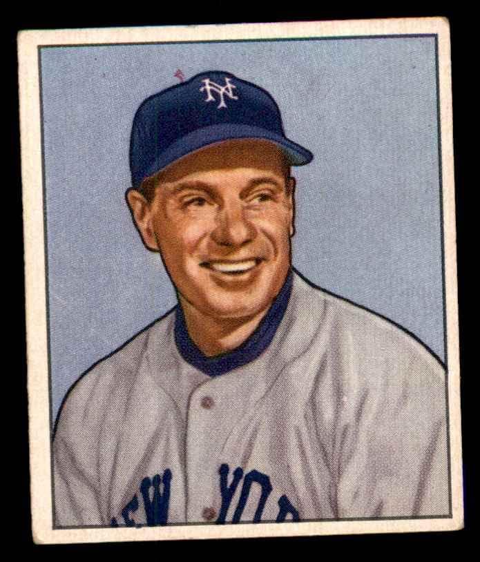 1950 Bowman 220 Leo Durocher New York Giants VG/Ex Giants