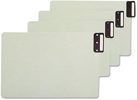 Smead 63235 guias de extremidade guias em branco guias de metal vertical Pressboard Legal 50/Box