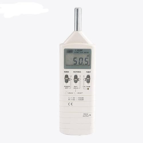 Medidor de nível de som de kfjbx/medidor de ruído com rs232, intervalo de volume de resolução 0,1dB 35-130dB