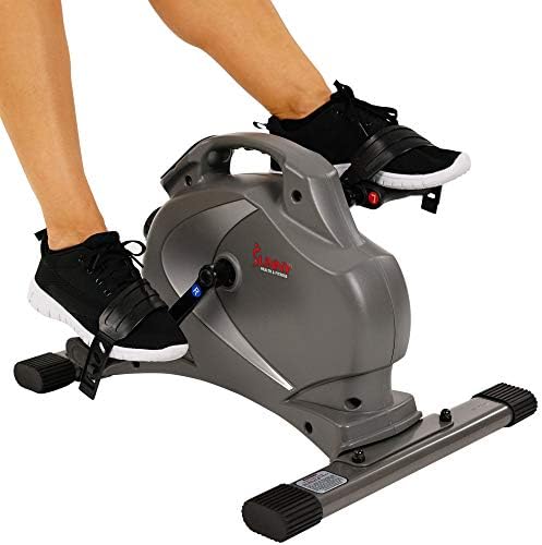 Sunny Health and Fitness Magnetic Under Desk Mini Bike Pedal Exerciser