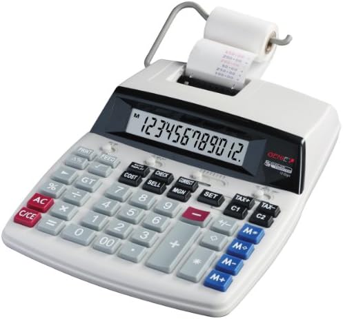 Dieter Gerth 11891 Valor de 12 dígitos Genie D69 Plus Printing Calculator