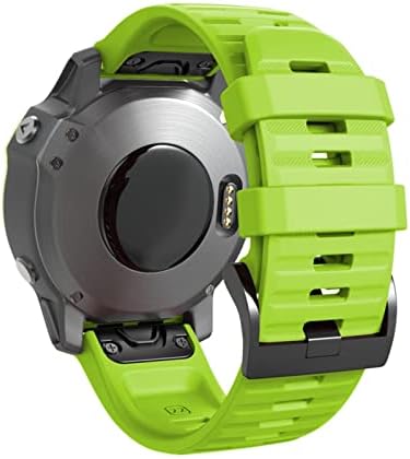 Gqmyok para Garmin Fenix ​​7 / 7x / 7s Redução rápida Silicone Watch Band Wrist Strap Smart Watch EasyFit Band Strap