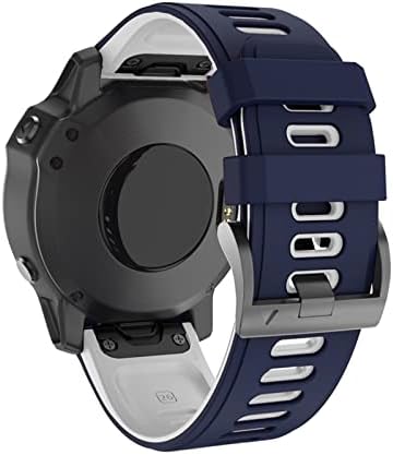 TTUCFA 22 26mm de faixa de relógio de ajuste rápido para Garmin Fenix ​​6x Pro Watch Silicone EasyFit Wrist Band para