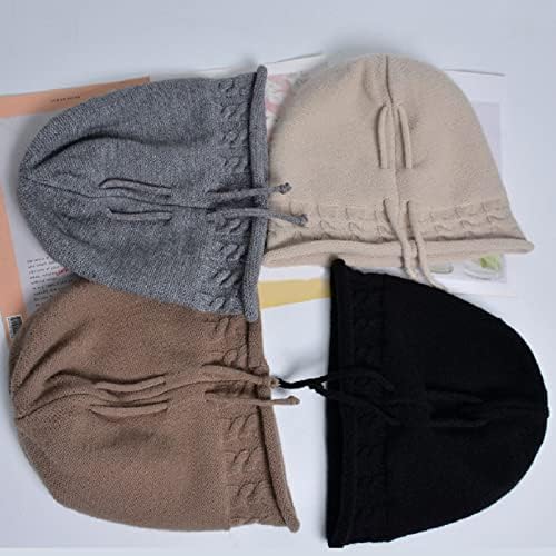 Keusn Chapéus de inverno para mulheres Pullover de inverno Capra