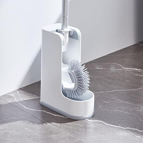 Escova de silicone em forma de gancho de esossa com suporte para o suporte para o banheiro da casa de banheiro de casa limpa da