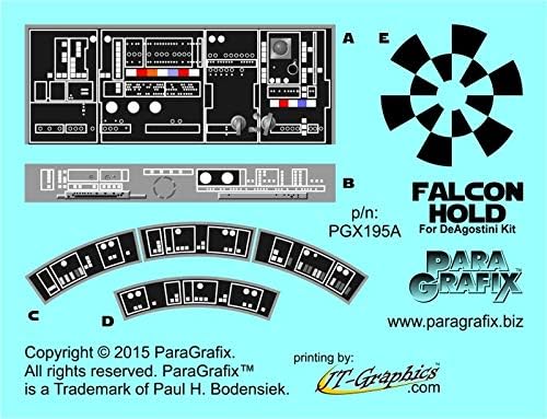 Star Wars - Millennium Falcon Hold Photoetch para Deagostini Subscription Kit - PGX195