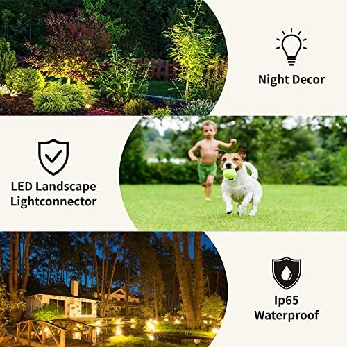 LED de iluminação da paisagem LMP, luzes paisagísticas de baixa tensão de 5W, luzes de ponto ao ar livre para quintal,