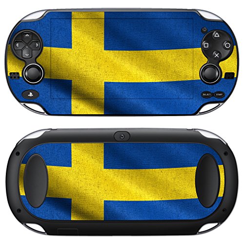 Sony PlayStation Vita Design Skin Bandeira da Suécia adesivo de decalque para PlayStation Vita