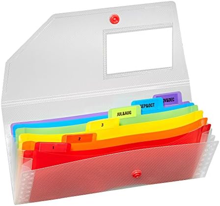 Snopake 15770 Arquivo de organizador em expansão - arco -íris