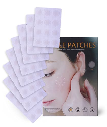 Patch de espinha de acne hidrocolóide para cobrir espinhas e manchas, adesivos de ponto ultra fino invisíveis para rosto