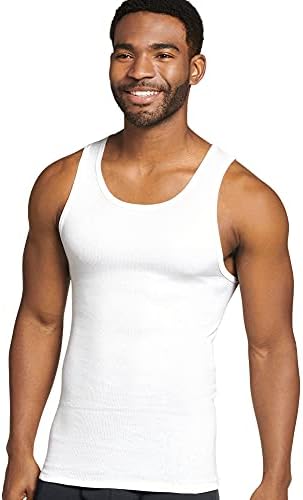 Jockey Men's Undershirt algodão A -shirt Tank - 4 pacote