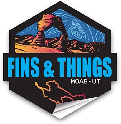 Darknalia - barbatanas e coisas que Moab Utah Trail Stick - 3 - impermeável - Protectado UV - Durável
