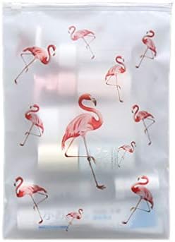 Nunubee Pink Flamingo Sagão de armazenamento de vácuo para roupas de viagem, roupas de cama - 8 *11/5 pacote