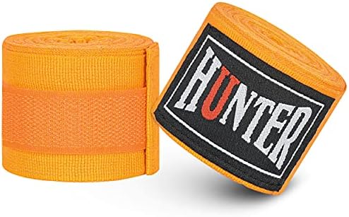 Hunter Professional Boxing Praços de mão para homens e mulheres-180 polegadas Luvas de caixa de caixa