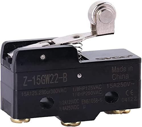 Xiangbinxuan interruptor de limite de dobradiça curta normalmente aberta/feche o interruptor limite da alavanca de alavanca Z-15GW22-b