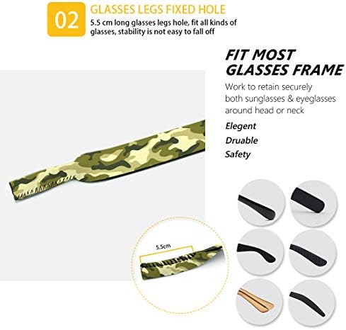 InstantArts Neoprene flutuante durável óculos macios Strap cordão cordão para mulheres homens