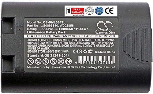 Bateria de substituição para 3MPL200 DYMO LabelManager 360D LabelManager 420p Rhino 4200 Rhino 5200