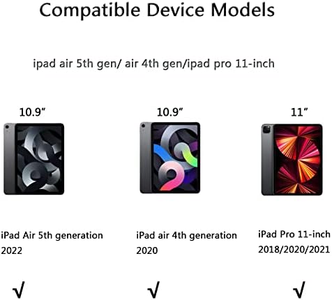 3 Protetor de tela de embalagem compatível com iPad Air 5ª 4ª geração, iPad Pro 11 polegadas Todos os modelos tablet - vidro temperado,