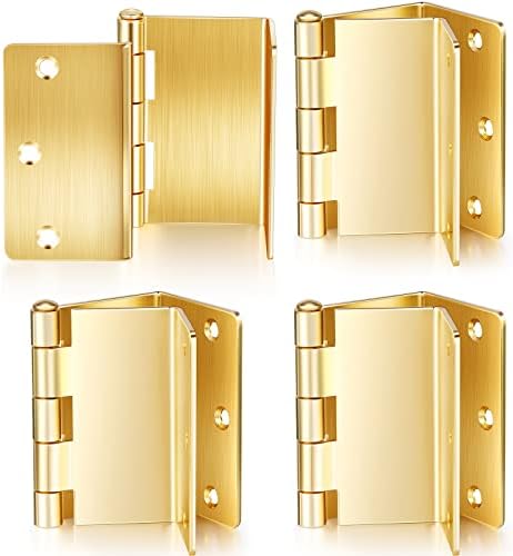 Dobradiças de porta expansíveis Offset dobradiças para portas interiores balanço de latão para fora com orifícios portas de portas