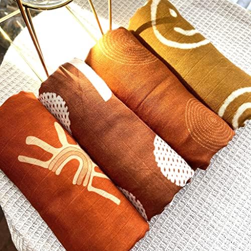 Cobertor de Swaddle de musselina macia de bambu Premium Recebimento Premium | Criança | Toalhas de banho | Envolve um cobertor