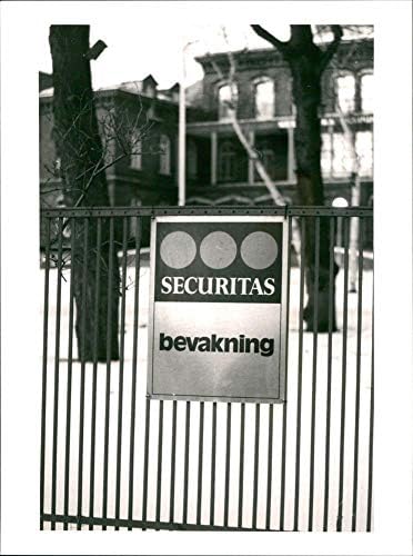 A foto vintage de Securitas é um serviço de segurança.