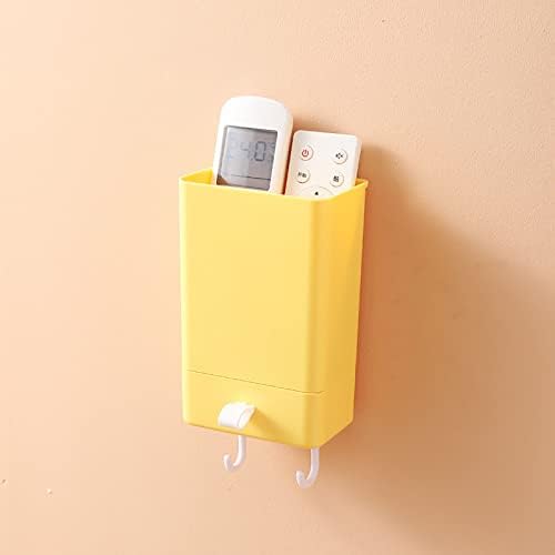 Caixa de armazenamento da parede de rack sobre a pia montada na parede com gancho de telefone celular estação de carregamento