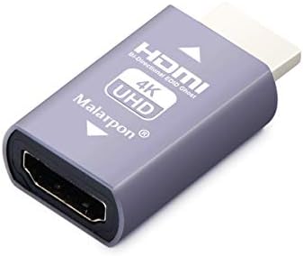 Malarpon HDMI EDID Emulador Passagem de 3ª Generção de alumínio