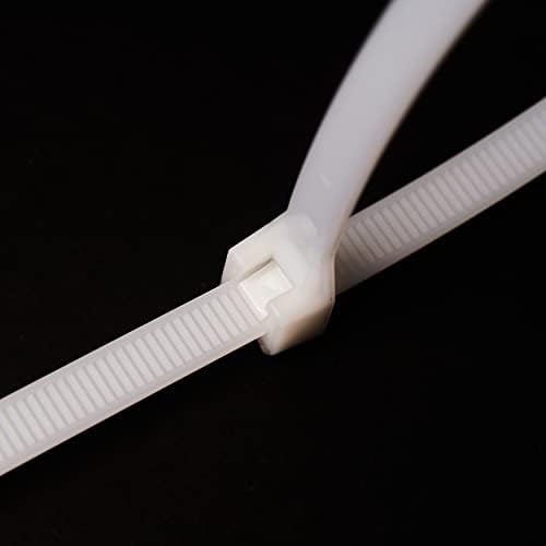 100pcs Cable zípeita de serviço pesado 18 polegadas de 18 polegadas fortes grandes laços de cabo, laços de arame fortes duráveis