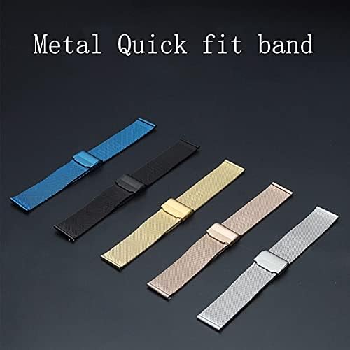 Sawidee para Garmin Vivoactive 3 Strap Milanese Metal Watch Band para Garmin Accessoires Forerunner 245/645 Vivomove HR Venu Sq