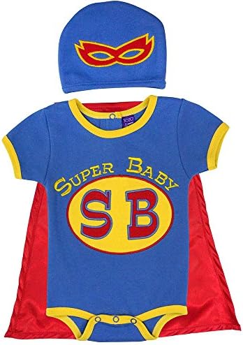 Sozo Baby-Boys Recém-nascido Super Baby Bodys e Cap Set