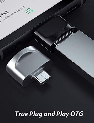Tek Styz USB C feminino para USB Adaptador masculino Compatível com o seu Samsung SM-A905 para OTG com carregador tipo C. Use com dispositivos