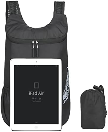 Daypacks de caminhada leve dobrável - mochilas compactáveis ​​resistentes à água para camping ao ar livre Viagem de viagem de caminhada