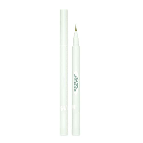 Eyeliner colorido Guolarizi Super fino delineador líquido caneta líquida wochan caneta impermeável e iluminando rímel