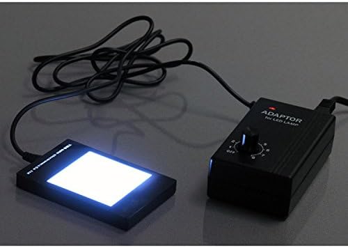 AMSCOPE LED-S-SP 3-3/4 polegadas Placa quadrada de LED para microscópios