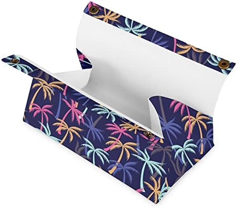 Palm Tree Tissue Caixa de lenço de lenço de lenço de lenço de guardana