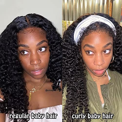 Cabelo encaracolado Cabelo de cabelo curativo perucas 13x6 HD Lace Frontal Human Human Wigs para mulher negra onda profunda