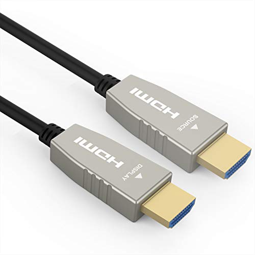 Ruipro 4K Cabo HDMI de fibra 4K 40 pés HDMI2.0B 4K60HZ Largura de banda de alta velocidade 18Gbps HDR10 HDCP2.2/2.3