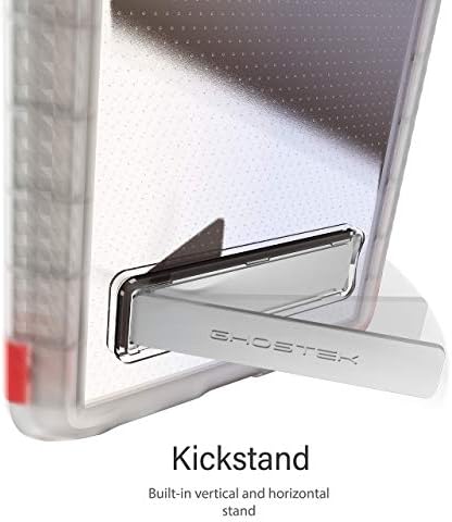 GHOSTEK Covert Clear Note 10 Lite Case com Kickstand e Grip Super Slim Design Proteção pesada e de carregamento sem fio compatível