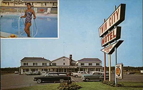 Twin City Motel Brewer, Maine Me Original Vintage Postcard