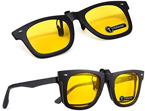 Teraise polarizada óculos de sol de clipe com função de flip-up esportes de direção adequados…