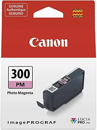 Canon Pfi-300 Lucia Pro Ink, Photo Cyan, compatível com ImagePrograf Pro-300 Printer, Standard Pfi-300 Lucia Pro & Canon