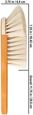 Redecker Spied de pó de cabelos em forma de S Redecker com alça de madeira de faia encerada, feita na Alemanha