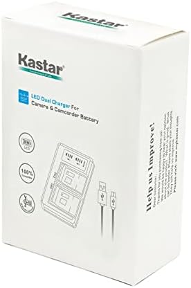 KASTAR NP-FF50 LTD2 Carregador de bateria USB compatível com Sony DCR-PC106, DCR-PC106E, DCR-PC107, DCR-PC107E, DCR-IP1, DCR-IP1E,