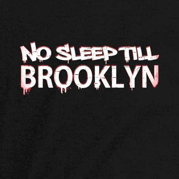 Pop tópicos sem dormir até o Brooklyn Graffiti NYC Baby Toddler Kids Girl Boy Boy T-Shirt