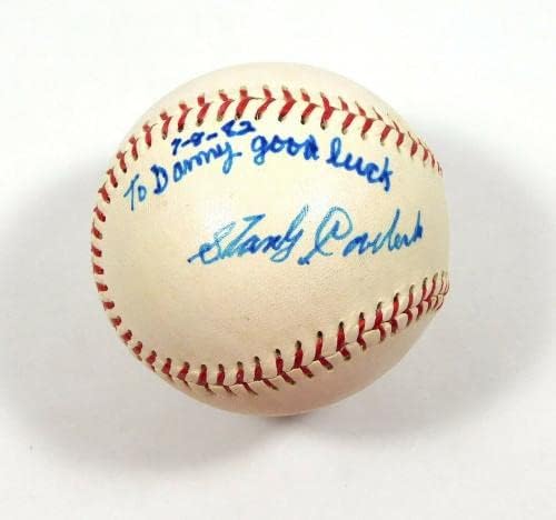 Stan Coveleski assinado beisebol com inscrição JSA Auto DA044244 - Bolalls autografados