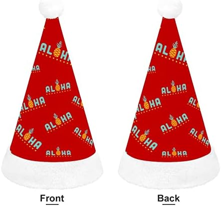 Live Aloha Pineapple Christmas Papai Noel Hat para Red Xmas Cap Favors