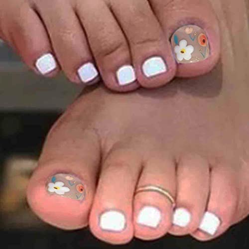Florry Color Solid Color Fake unhas Square Bling Press