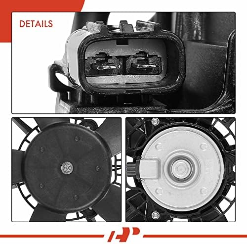 Montagem do ventilador de radiador do motor A-premium Compatível com Ford Fiesta 2011-2017, L4 1.6L, Substitua BE8Z8C607B,