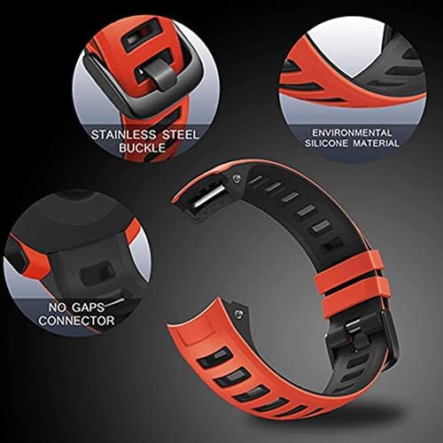KDEGK Silicone Watch Band Strap for Garmin Instinct Watch Substituição pulseira de pulseira para instinto maré/esports/solar/pulseira