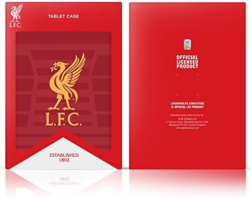 Caixa de cabeça designs licenciados oficialmente Liverpool Football Club Away Colors Crest Camouflage Digital Case de gel macio compatível